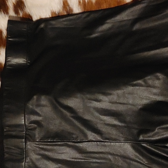 'A' Faux Leather Pants Plus Sz 30-32 - Picture 2 of 6